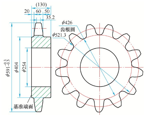 【兆恒機(jī)械】滲碳齒部有嚴(yán)重的貫穿型裂紋，何原因？